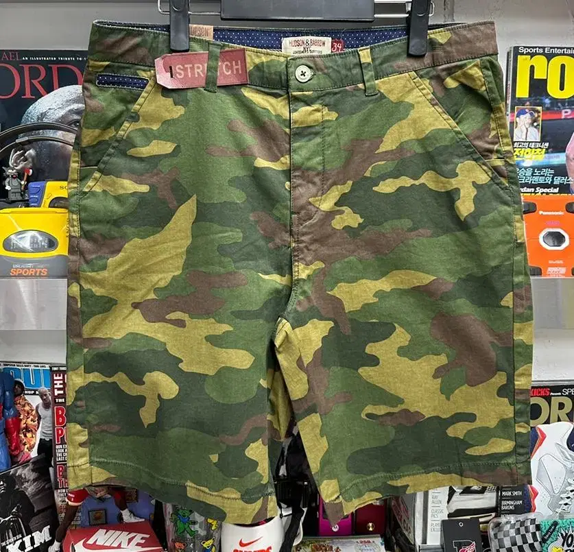 hudson & barrow camo shorts 카모 반바지